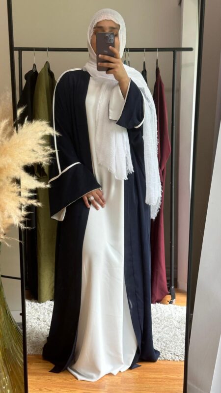Alia abaya set in Navy Blue