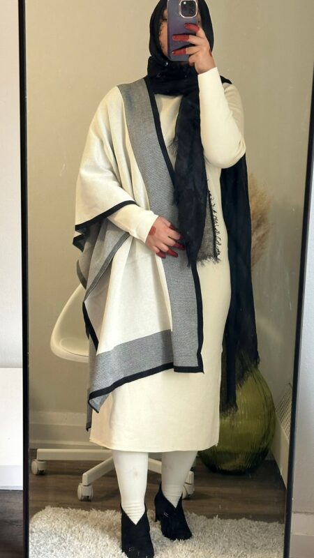 Amara knit dress in White