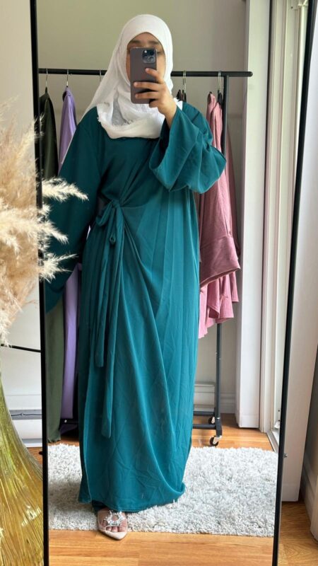 Raha robe dress in blue