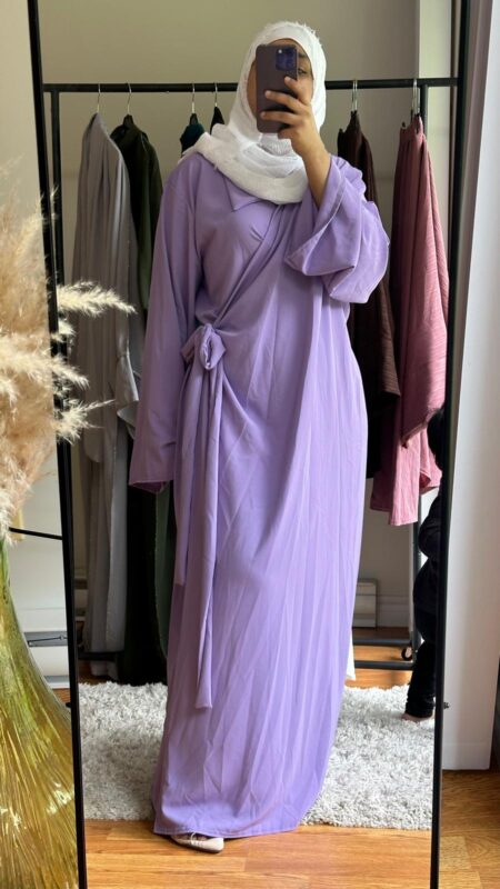 Raha robe dress in Purple
