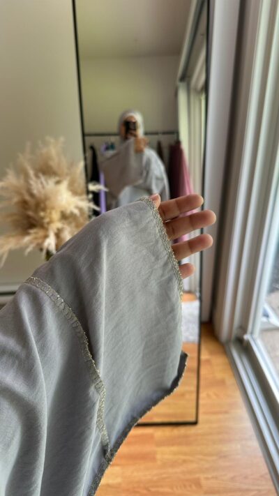 Zoya Abaya set in Gray - Image 3