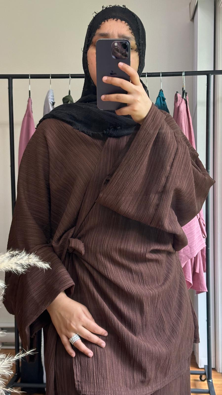 Zara Two piece set in Brown - Image 2